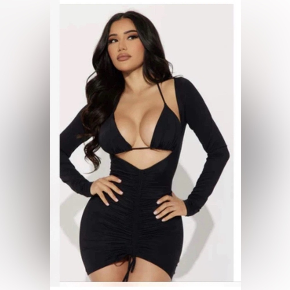 Fashion Nova Black Mini Dress